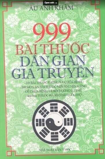 999 Bài Thuốc Dân Gian Gia Truyền