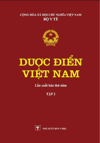 Dược Điển Việt Nam 5 – Tập 1 Tập 2 (Bản đầy đủ nhất)